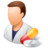 Medical Pharmacist Male Light Icon